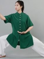 Lightweight Summer Tai Chi Outfit for Women Competition - Image 2
