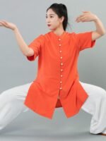 Lightweight Summer Tai Chi Outfit for Women Competition - Image 3