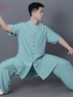 Lightweight Summer Tai Chi Outfit for Women Competition - Image 4