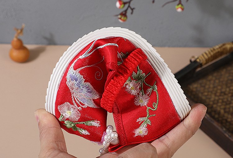 Little Girl Shoes Chinese Style Embroidered Hanfu Shoes