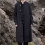 Long Coat For Men Casual Woolen Coat