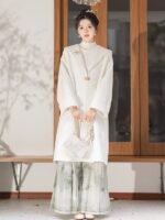 Long Coat Women Chinese Improved Hanfu Coat - Image 3