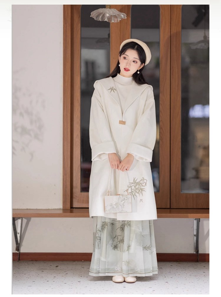 Long Coat Women Chinese Improved Hanfu Coat