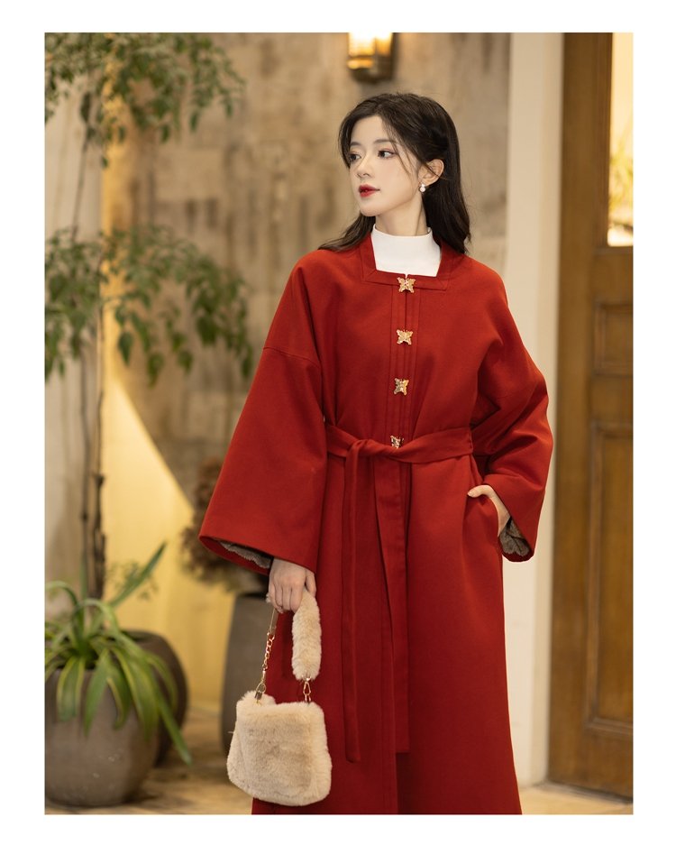 Long Coats For Women Chinese New Year Hanfu