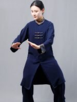 Long Style Tai Chi Dance Costume Male Female - Image 2