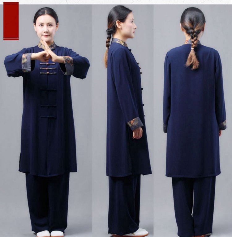 Long Style Tai Chi Dance Costume Male Female