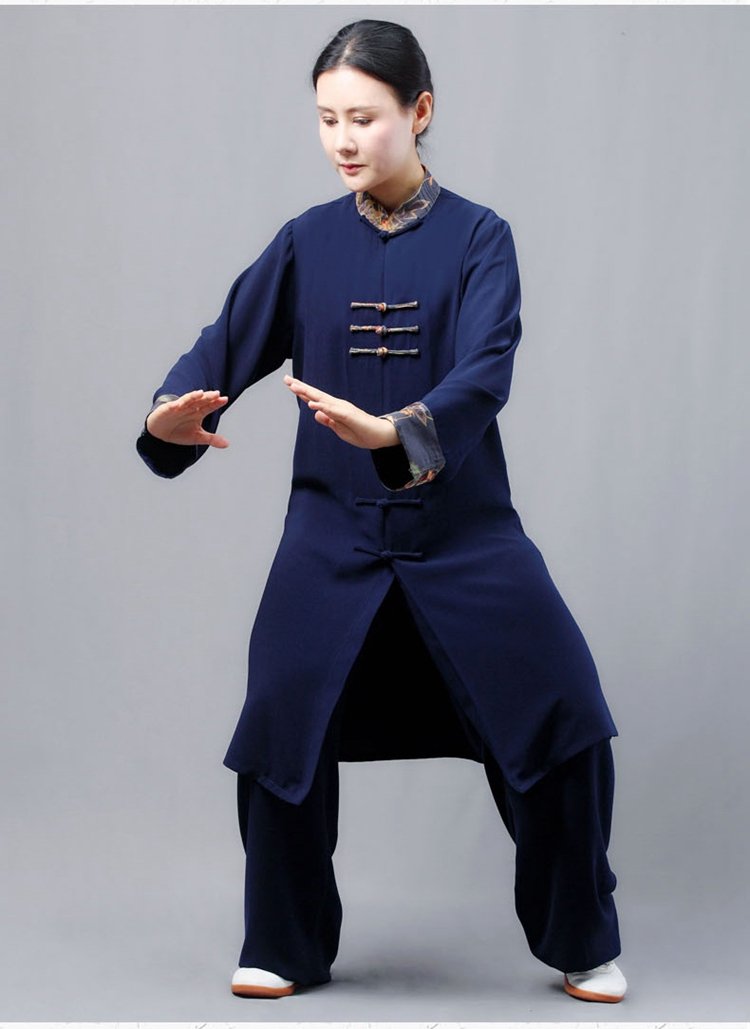 Long Style Tai Chi Dance Costume Male Female