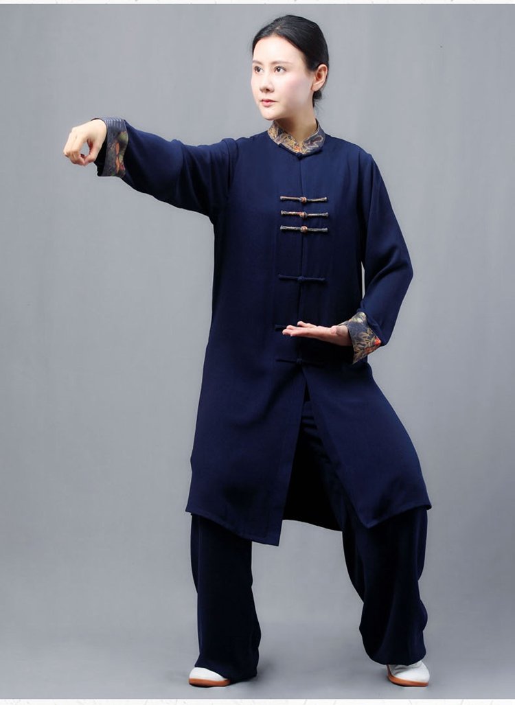Long Style Tai Chi Dance Costume Male Female