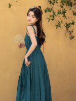 Long Suspender Dress Hanfu Summer Dress - Image 3