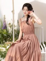 Long Suspender Dress Hanfu Summer Dress - Image 4