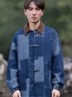 Loose Mens Jacket Chinese Tang Suit Top Coat - Image 2