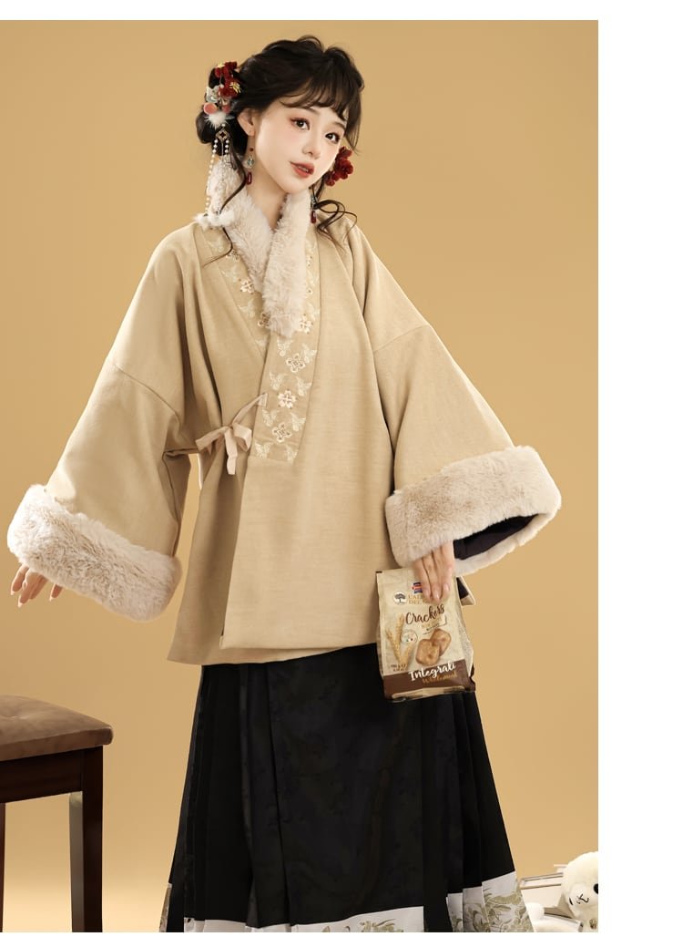 Lunar New Year Dress Ming Style Hanfu Winter