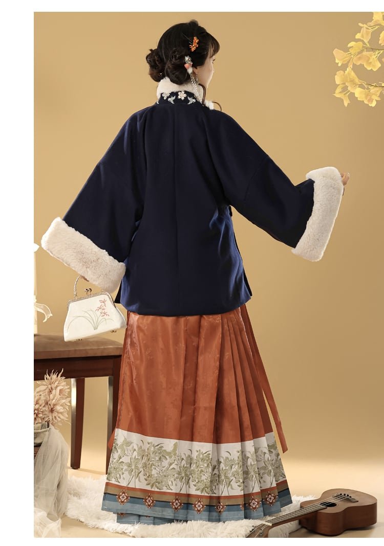 Lunar New Year Dress Ming Style Hanfu Winter