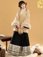 Lunar New Year Dress Ming Style Hanfu Winter - Image 3