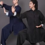 Martial Arts Uniform Acetate Silk Tai Chi Suit