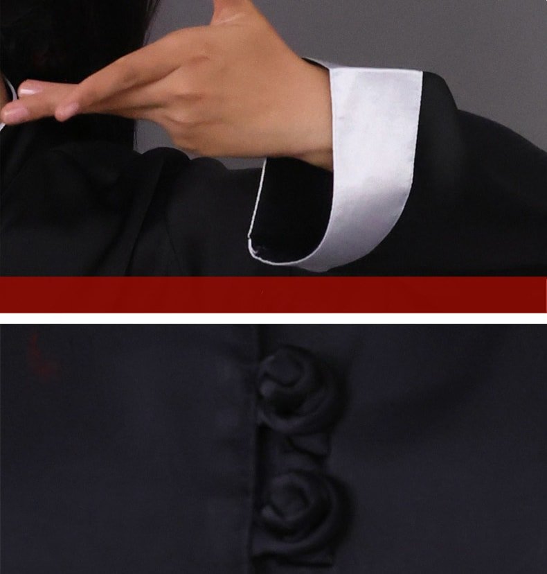 Martial Arts Uniform Acetate Silk Tai Chi Suit