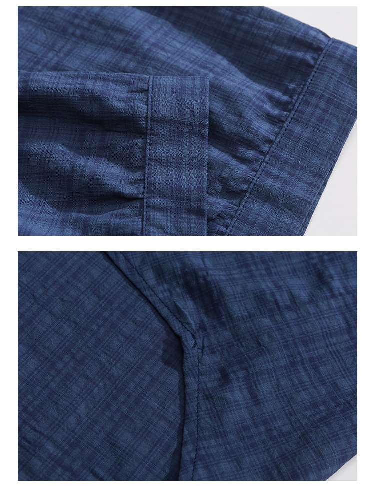 Mens Casual Shirts Loose Casual Tang Shirt