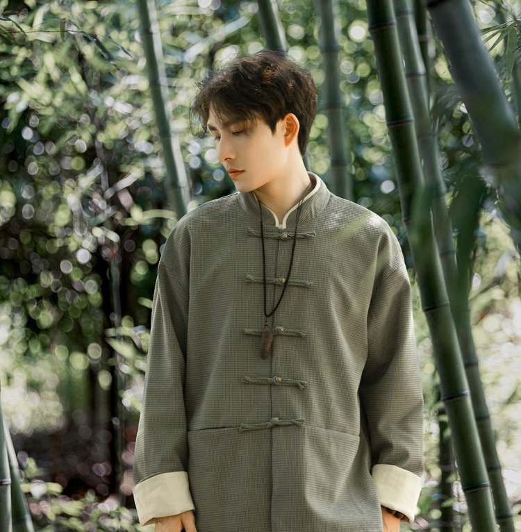 Men's Chinese Jacket Vintage Zhongshan Suit