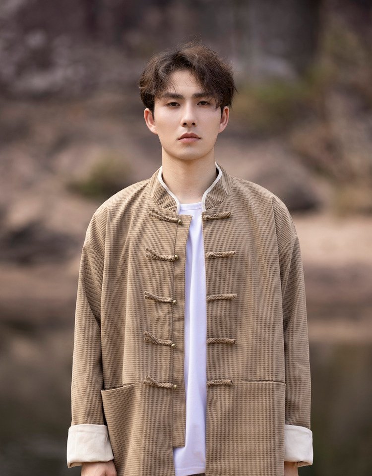 Men's Chinese Jacket Vintage Zhongshan Suit