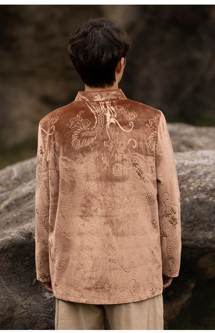 Mens Cold Weather Coats Chinese Style Tang Suit