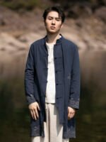 Men’s Hanfu Zhongshan Suit Chinese Style Jacket - Image 5