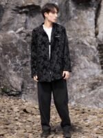 Mens Jackets Zhongshan Suit Jacket Loose Top - Image 2