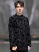 Mens Jackets Zhongshan Suit Jacket Loose Top - Image 3