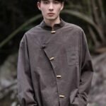 Men’s Shirt With Chinese Collar Tang Suit Jacket