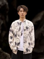 Mens Shirts Casual Long Sleeved Tang Suit Shirt - Image 3