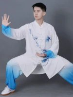 Men’s Tai Chi Clothing Linen Martial Arts Uniform