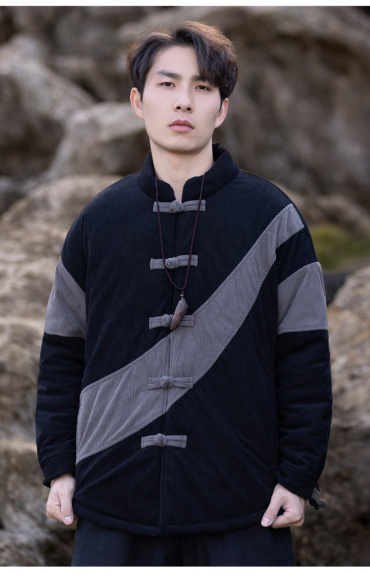 Mens Tang Suit Chinese Style Cotton Jacket