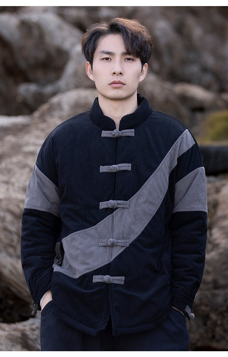 Mens Tang Suit Chinese Style Cotton Jacket