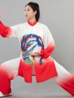 Men’s Wushu Uniform Linen Blend Martial Arts Outfit - Image 3
