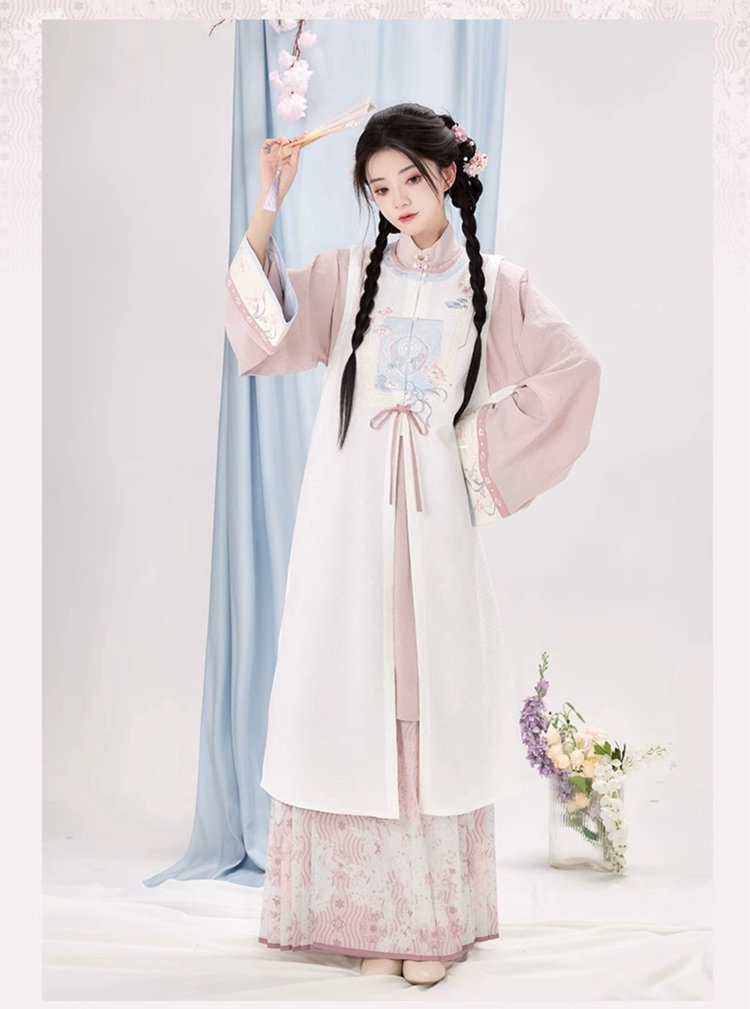 Ming Dynasty Clothing Fashion Hanfu Dress Women