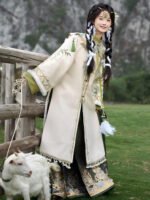 Ming Dynasty Clothing Female Embroidery Hanfu Winter - Image 3