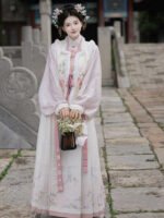 Ming Dynasty Hanfu Dress Women Autumn Winter - Image 2