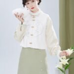 Ming Dynasty Improvement Hanfu For Winter Women