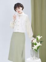 Ming Dynasty Improvement Hanfu For Winter Women - Image 2
