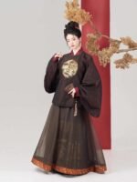 Ming Dynasty Outfit Chinese Hanfu Dress Women - Image 4