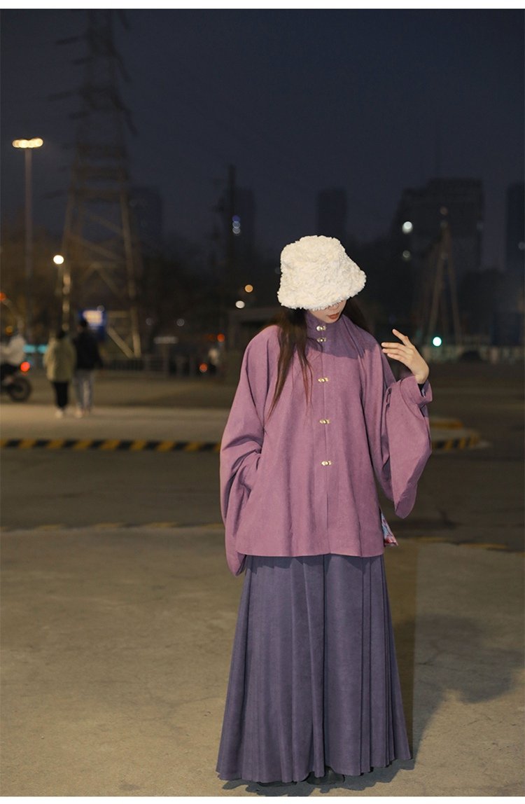 Ming Dynasty Pipa Sleeves Hanfu Dress For Sale