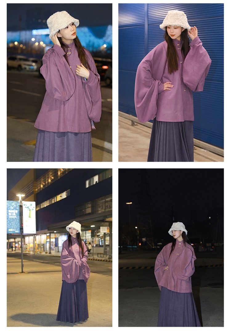 Ming Dynasty Pipa Sleeves Hanfu Dress For Sale