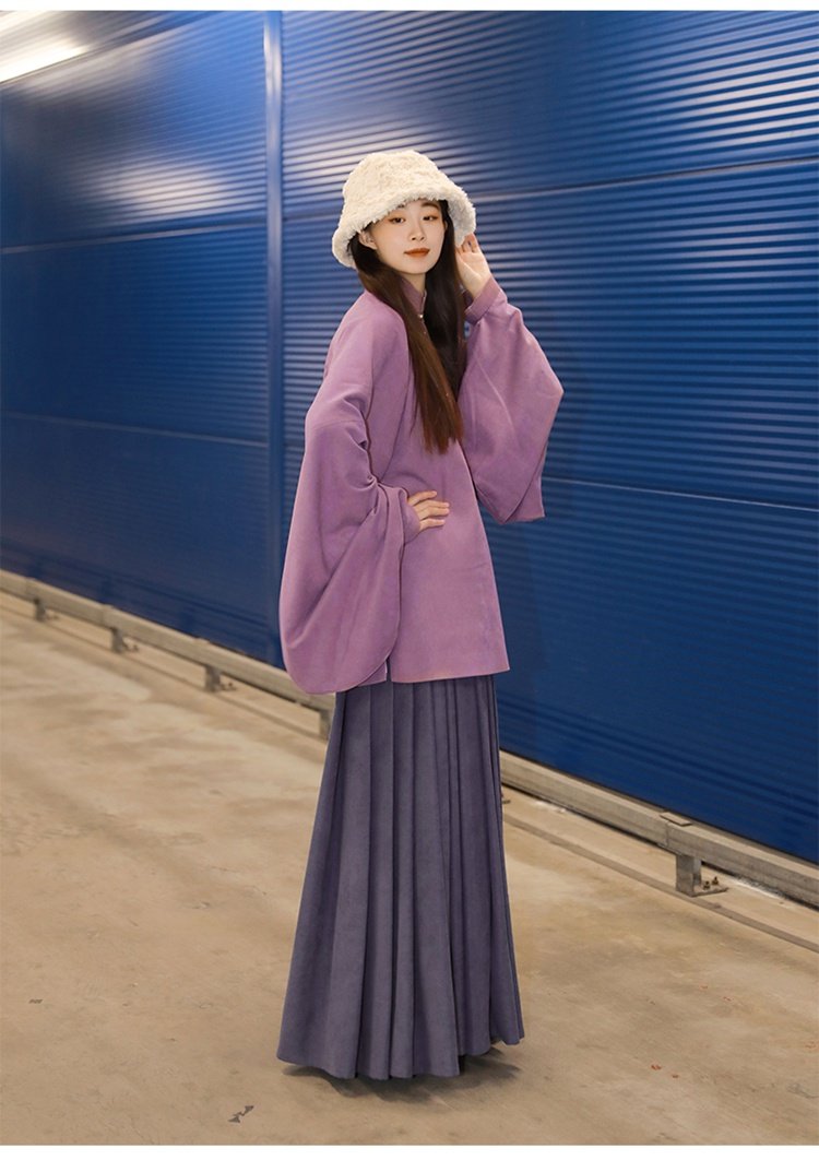 Ming Dynasty Pipa Sleeves Hanfu Dress For Sale