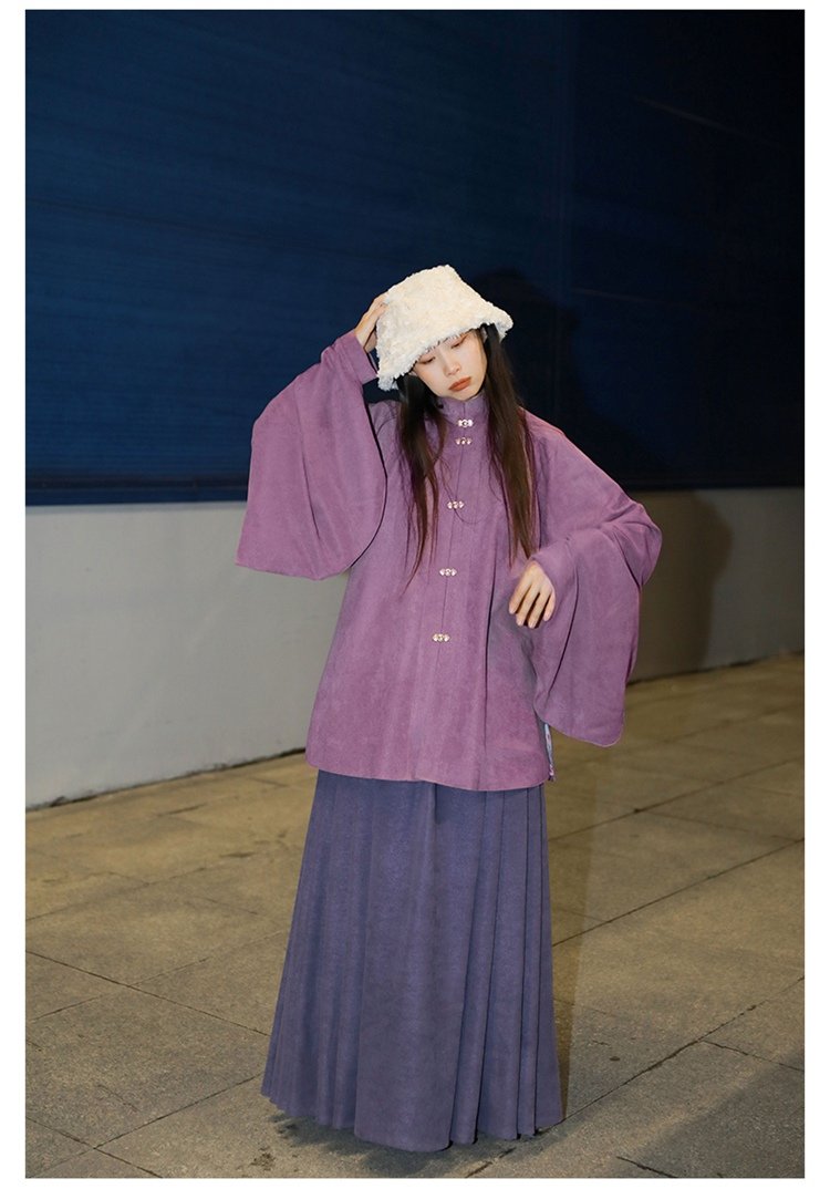 Ming Dynasty Pipa Sleeves Hanfu Dress For Sale