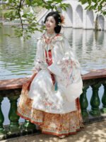 Ming Dynasty Traditional Chinese Clothing Hanfu Suit Female - Image 2