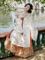Ming Dynasty Traditional Chinese Clothing Hanfu Suit Female - Image 4