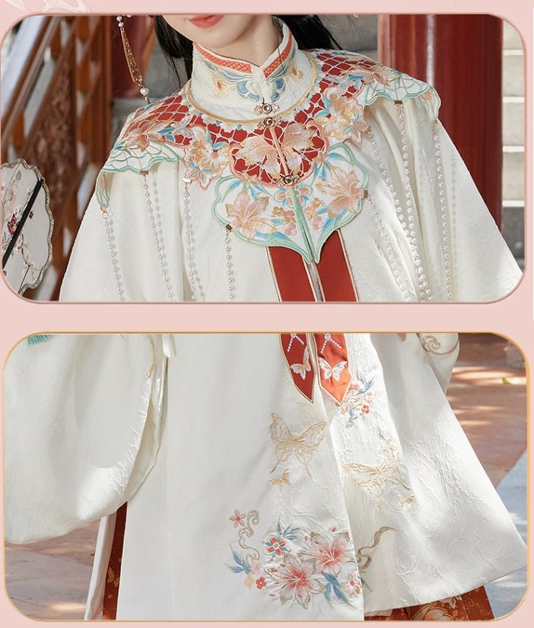 Ming Dynasty Traditional Chinese Clothing Hanfu Suit Female