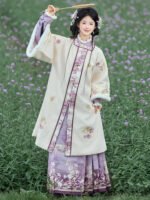 Ming Dynasty Women’s Clothing Winter Hanfu - Image 2