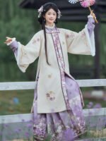 Ming Dynasty Women’s Clothing Winter Hanfu - Image 3
