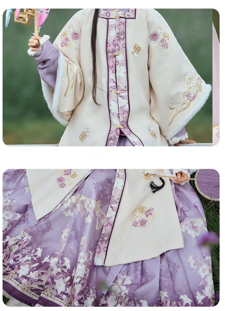 Ming Dynasty Women's Clothing Winter Hanfu