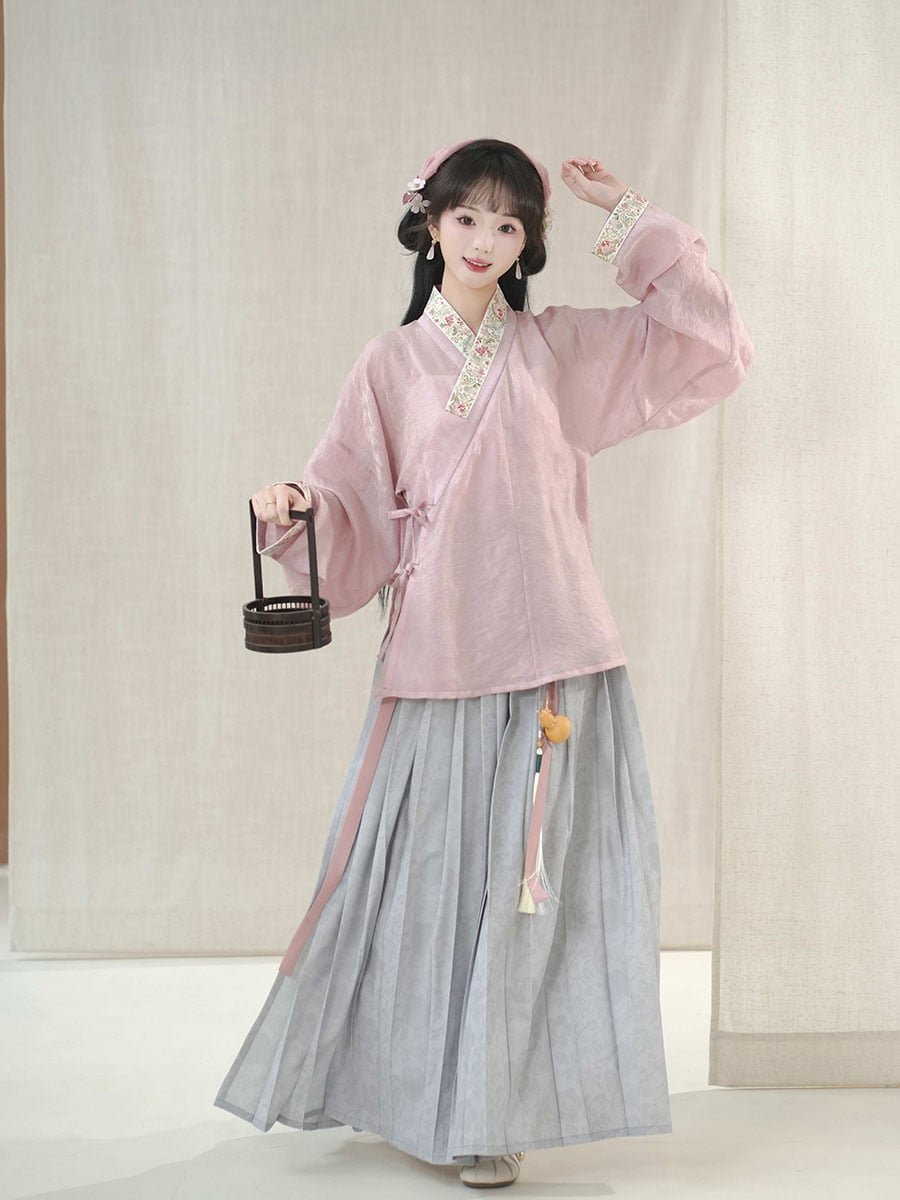 Ming Style Hanfu Pink Set Female